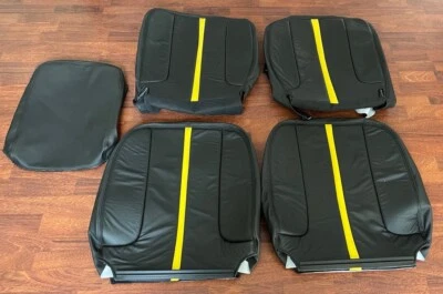 Cubierta de asiento de cuero delantera completa gris para Dodge Ram 1500 2500 3500 SLT 2003-2005 Foto 1 de 4