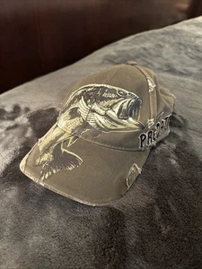 Buck Wear Hat Cap Bass Predator Camouflage Big Logo Fishing Strap Back Hunting - Picture 1 of 11