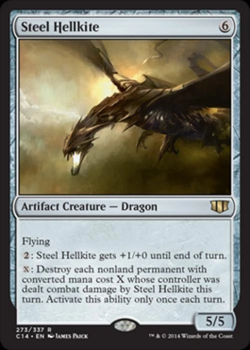 Steel Hellkite - Medium Play MTG Commander 2014 Edition - Image 1 of 1