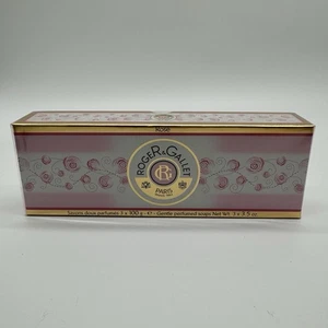 VERSIEGELT Roger & Gallet Paris Rose 3x100g Savons parfümierte Seifen 3 x 3,5oz Neu im Karton - Bild 1 von 2