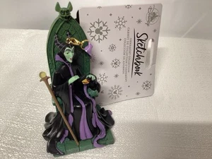 Disney Parks 2024 Sketchbook Ornament Villains Maleficent Sleeping Beauty New - Picture 1 of 6