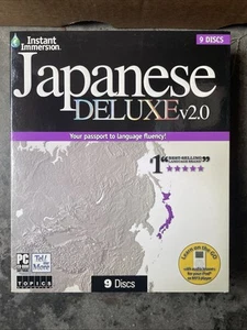 Instant Immersion Japanese Deluxe V2.0 9 Discs + Case Brand New SEALED 2005 - Picture 1 of 5