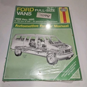 SEALED Haynes Ford Full-Size Vans 1992-1995 E-150 E-350 Automotive Repair Manual - Picture 1 of 4