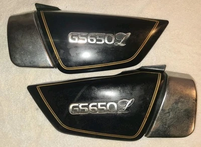 1981-1983 81-83 Suzuki GS650L GS650GL OEM Side Frame Covers Fairings Panels Pair - Image 1 of 4