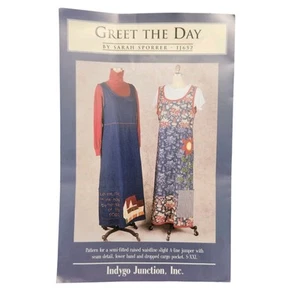 Greet The Day Indygo Junction by Sarah Sporrer S-XXL Semi Fitted Jumper - Picture 1 of 4