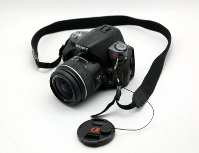 Sony Alpha 380 Digitalkamera mit Objektiv N50 3.5-5.6/18-55 SAM komplett - Bild 1 von 4