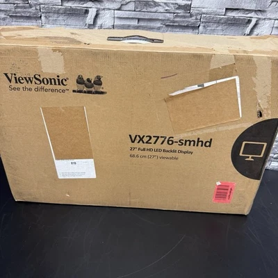 ViewSonic IPS Monitor VX2776-SMHD 27" 1080p Thin-Bezel with HDMI, DP and VGA - Image 1 of 4