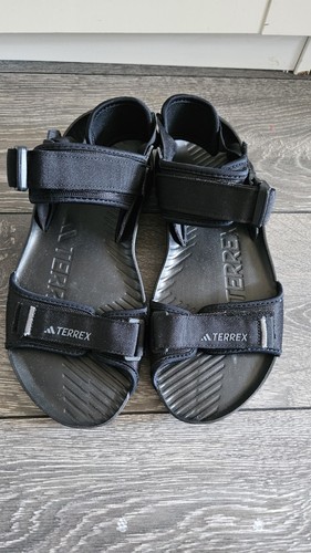 Sandali Adidas Terrex Hydroterra UK 10 neri ID4269 mai indossati nuovi senza scatola