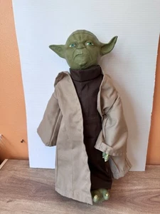 Figura de látex de goma Master Yoda Star Tours 18" Star Wars Disney 2006 coleccionable - Imagen 1 de 12