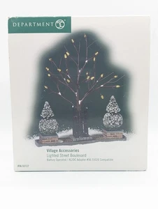 Departamento 56 "Lighted Street Boulevard" #53137 Retirado 2007 funciona Departamento 56 Árbol - Imagen 1 de 16