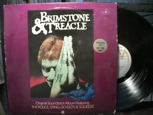 BRIMSTONE & TREACLE Soundtrack LP EX 1982 A&M STING PROMO - Imagen 1 de 2