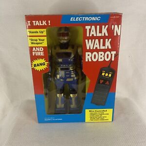 Robot Electronico Talk N Walk Robot Radioshack 90s New In Opened Box