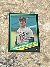 1988 CMC Ron Mathis #5 Colorado Springs Sky Sox Minor League Baseball Card