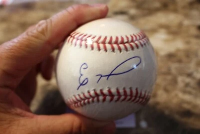 Eloy Jimenez signed ROMLB JSA - Image 1 of 2