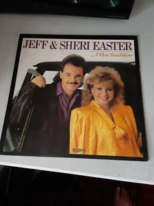SIGNED x 2 JEFF & SHERI EASTER - A New Tradition (LP, 1987) EX/EX, Rare - Picture 1 of 6