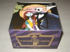 The Nightmare Before Christmas 30th soy wax candle disney short story NEW - Picture 1 of 3