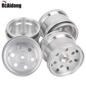 Aluminium Beadlock-Räder Felgen Für Tamiya GF-02 Mighty Bull WR-01 Upgrade Teile - Bild 1 von 7