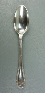 Cuillère à café en métal argenté ERCUIS FRANCE, modèle Rubans Trianon. - Picture 1 of 2