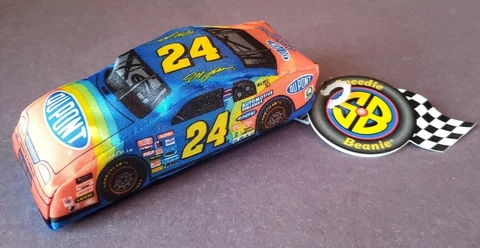 JEFF GORDON #24 SPEEDIE BEANIE ~ 1998 NASCAR RACING PLUSH ~ BRAND NEW WITH TAGS Cover