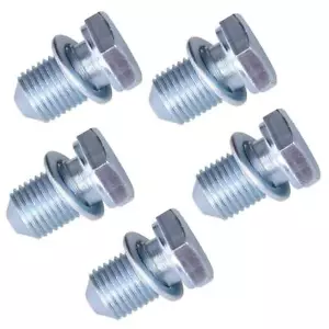 5PCS FOR VW Volkswagen Audi Engine Oil Pan Drain Plug Bolt Screw N90813202 - Picture 1 of 6