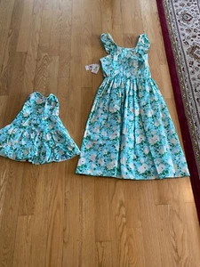 Mother and Daughter dresses, Mother size M, daughter 3size T , new with tags - Picture 1 of 12