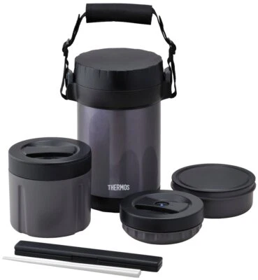 THERMOS Stainless Steel Inslated Lunch Jar 1300ml Midnight Blue JBG-2000 MDB NEW - Image 1 of 2