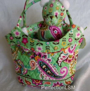 NWT Vera Bradley Daisy Tote, Bear, & Bodysuit 6-9 months in Tutti Frutti Pattern - Picture 1 of 11