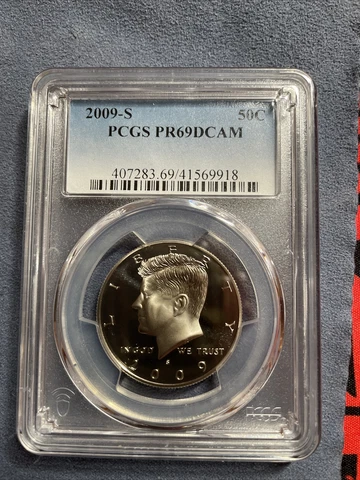 2009 s kennedy half dollar PCGS PR69DCAM Cover