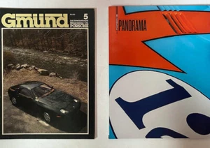 PORSCHE GMUND 1980 VOL 1 MAGAZINE AND PORSCHE PANO 2018 RENNSPORT  ISSUE - Picture 1 of 3