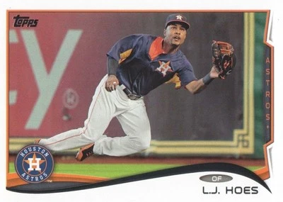 2014 Topps #647 L.J. Hoes Houston Astros - Image 1 of 2