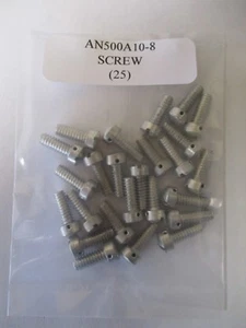 AN500A10-8 Tornillo de cabeza de relleno 10-24 x 1/2" cabeza perforada ranurada - Lote de 25 - Imagen 1 de 4