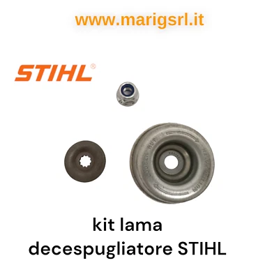 kit ORIGINALE STIHL montaggio LAMA decespugliatore coppetta dado sinistro, disco