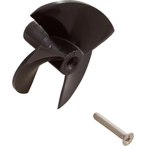 Pieza de repuesto genuina Dolphin - impulsor con tornillo (negro) para limpiadores de piscinas - Imagen 1 de 4