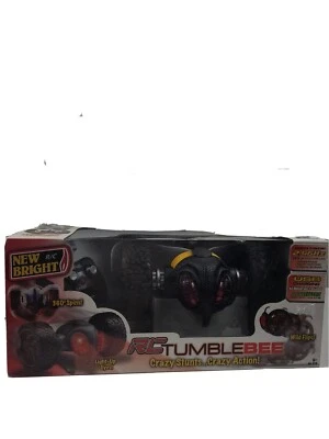 RC TUMBLE BEE  TOY Vehicle 10" Remote Control Light up Eyes 360 Wild flips New  - Image 1 of 4