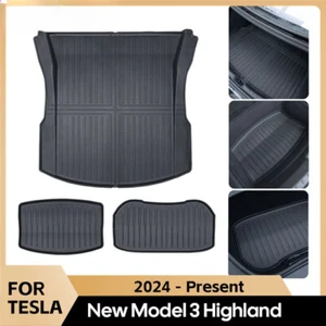 LOT Front/Back Trunk Mat TPE Carpet Weather-resistant Pad Up and Down Layer Mats - Picture 1 of 21