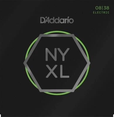 Cuerdas de guitarra D'Addario NYXL 0838 calibre súper ligero extra 8-38 NYXL0838 Foto 1 de 4