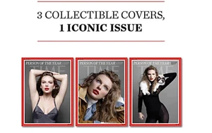 TIME Magazine TAYLOR SWIFT - IN HAND SHIPS NOW ✨Complete 3 Cover Set✨ FREE SHIP - Picture 1 of 3