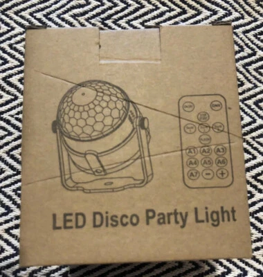 New NEQUARE Party Lights Disco Ball Strobe Light Color DJ W Remote - Image 1 of 4