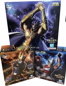 Ichiban Kuji Saint Seiya Knights of the Zodiac Prize A B C Figure Set Japan - Picture 1 of 10