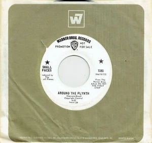 Rod Stewart Small Faces Around The Plynth 7 Inch Vinyl US Warner Promo Preloved: - Picture 1 of 2