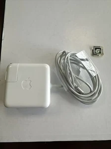 Apple Genuine OEM 45 Watt MagSafe 2 Power Charger White A1436 Used - Picture 1 of 4