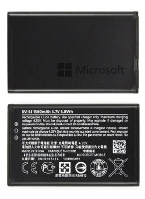 Nueva batería original OEM Microsoft Nokia BV-5J 1560mAh para Lumia 435 Lumia 532 Foto 1 de 4