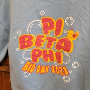 Pi Beta Phi Bid Day 2023 Sorority Sweatshirt Size S T56 - Picture 1 of 4