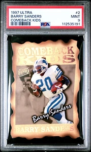 1997 Ultra Comeback Kids #2 Barry Sanders PSA 9 - Bild 1 von 2