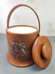 Kraftware Royal Crest Logo Ice Bucket Barware Cookout - Picture 1 of 10