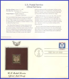 USA2 #O135 U/A GOLDEN REPLICA FDC Great Seal - Picture 1 of 1