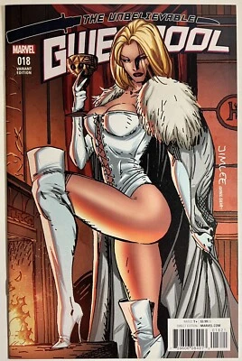 Unbelievable Gwenpool #18 Jim Lee Trading Card Variant NM Emma Frost - Image 1 of 3