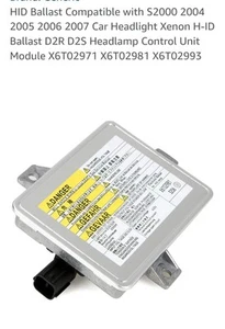 2004 2005 Acura TL TSX Headlight Ballast For HID Lamp X6T02981 X6T02971 X6T02993 - Bild 1 von 5