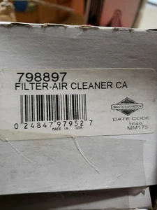 Pulitore filtro aria Briggs And Stratton 798897 - Foto 1 di 4