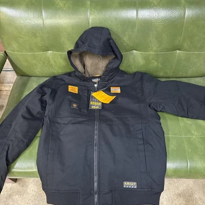 Chaqueta con Capucha Ariat Para Hombre Rebar DuraCanvas Talla Grande ¡Nueva Con Etiquetas! Foto 1 de 4
